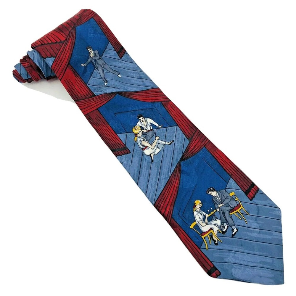 HAPPY BIRTHDAY ELVIS!!!VINTAGE Elvis Presley Tie! “Are you lonesome tonight”